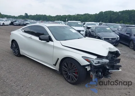 2017 Infiniti Q60 3.0T Red Sport 400 из США, поврежденный, VIN JN1FV7EL4HM701834